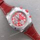 Swiss 7750 Audemars Piguet Clone Watch SS Red Dial Red Leather (2)_th.jpg